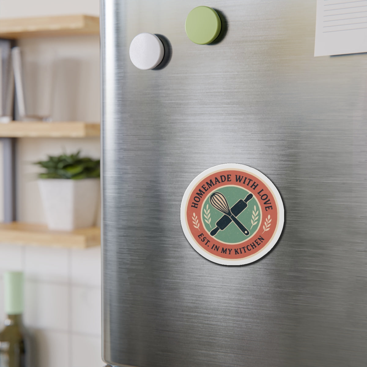 Homemade With Love | Die-Cut Magnet