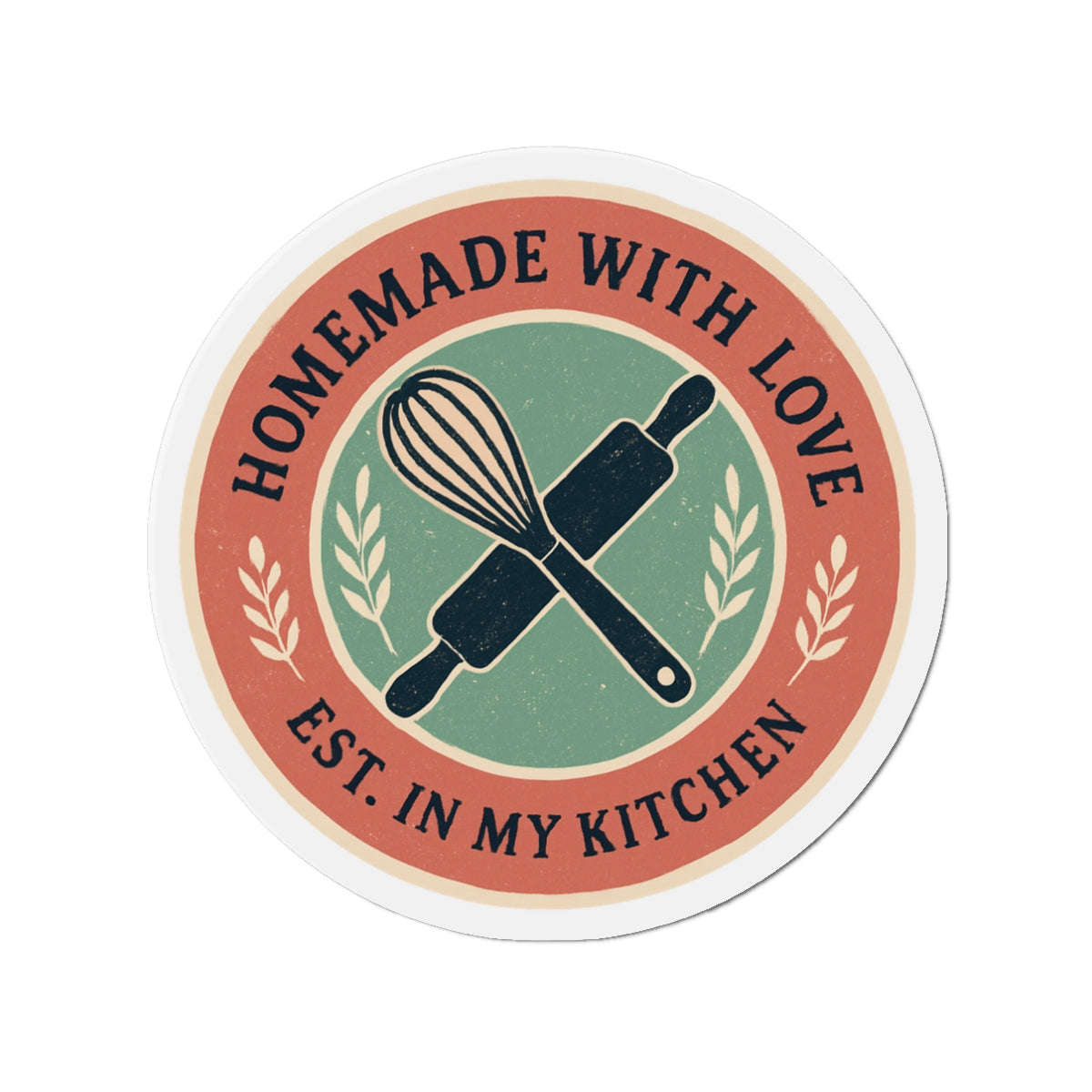 Homemade With Love | Die-Cut Magnet