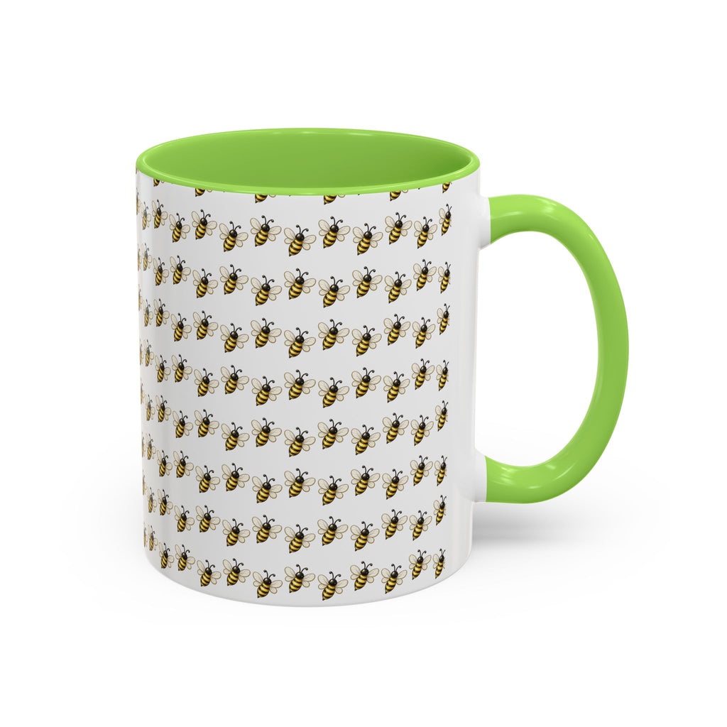 Honey Bee Pattern Mug | Ceramic Coffee Cup