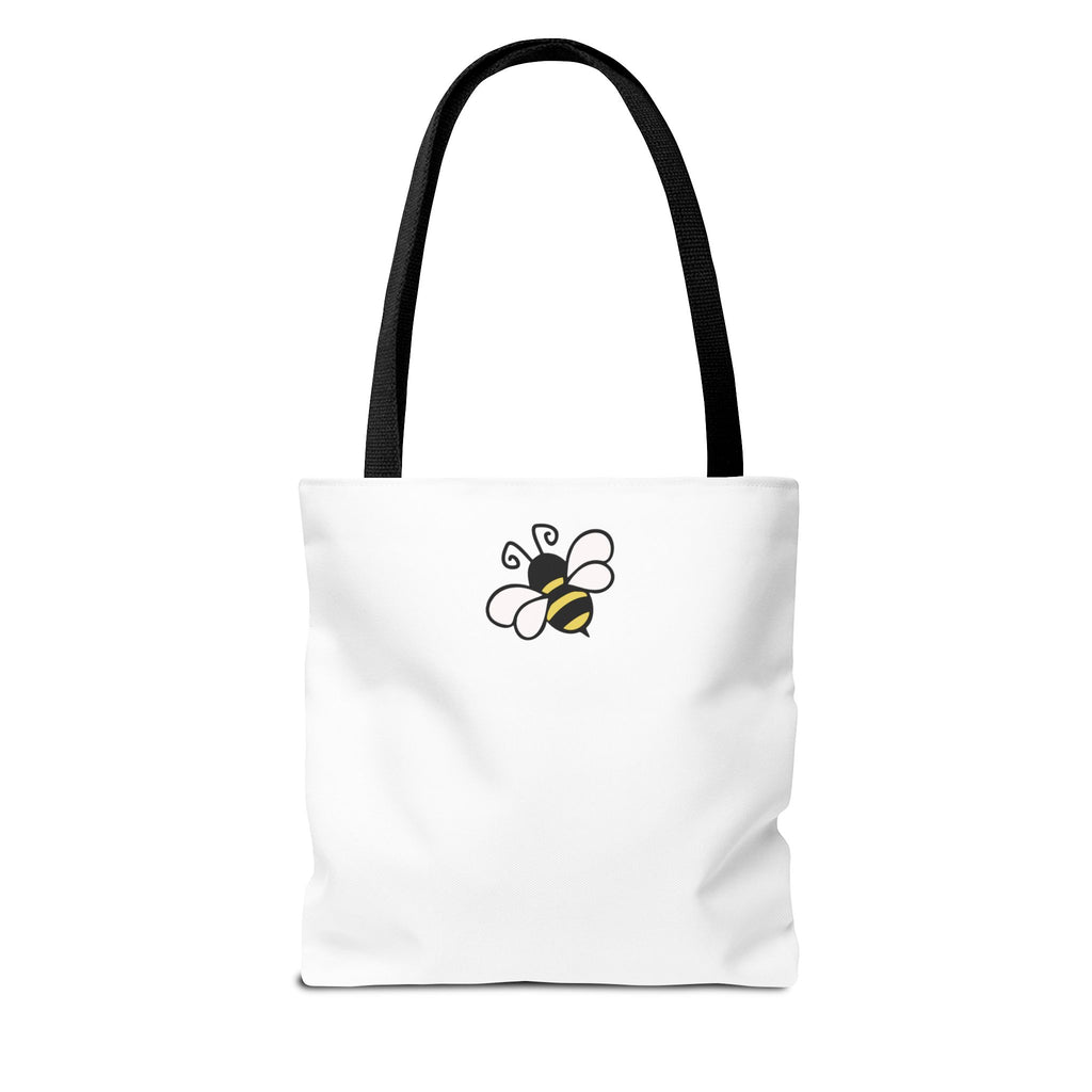 Sew Bee-utiful Tote Bag White | bee sewing craft motif