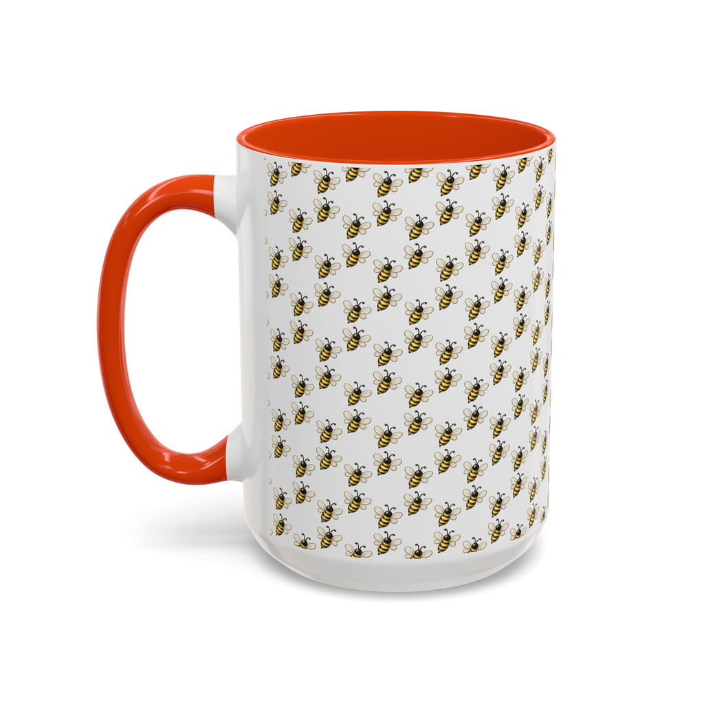 Honey Bee Pattern Mug | Ceramic Coffee Cup