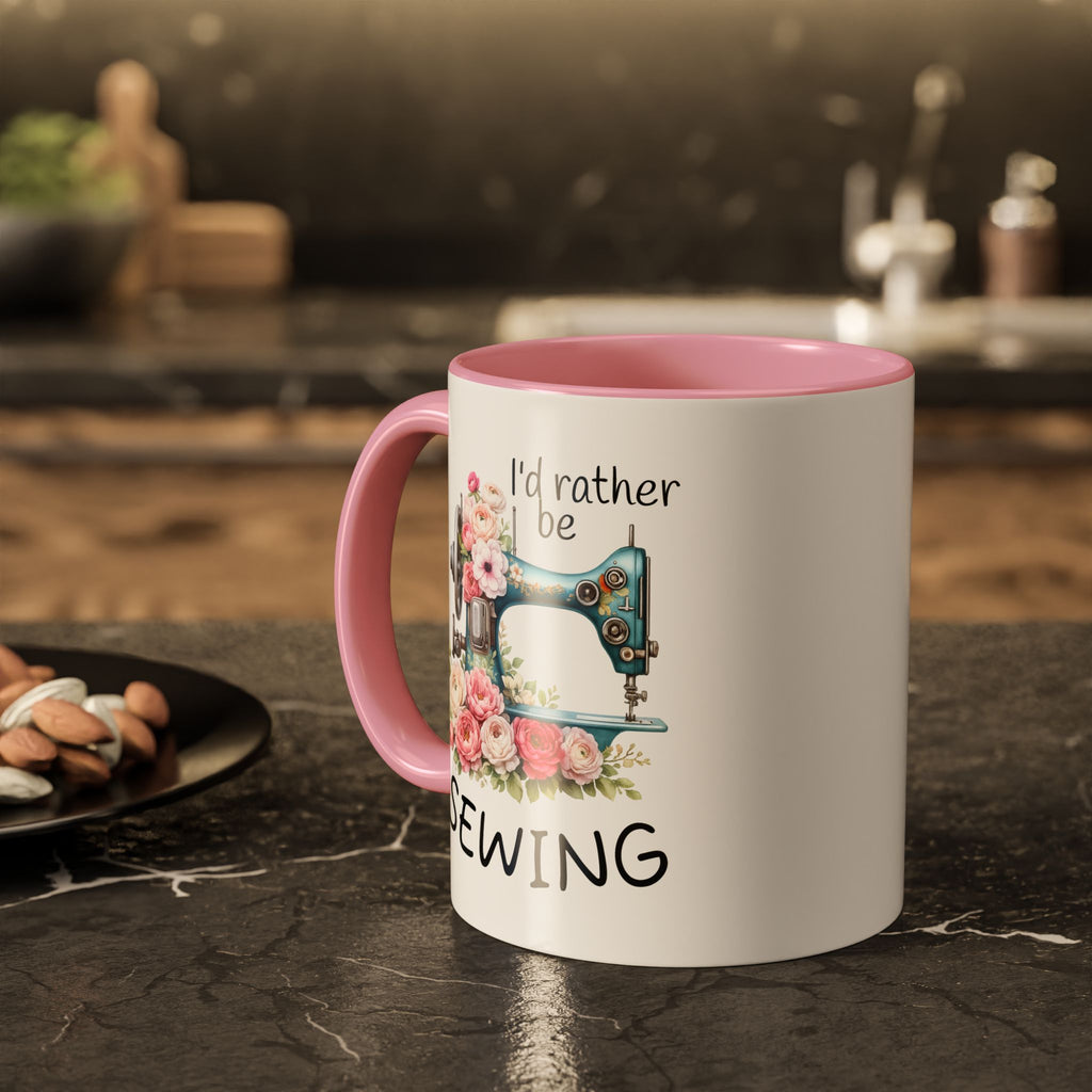 Colorful Camper Van Illustration Mug | Ceramic