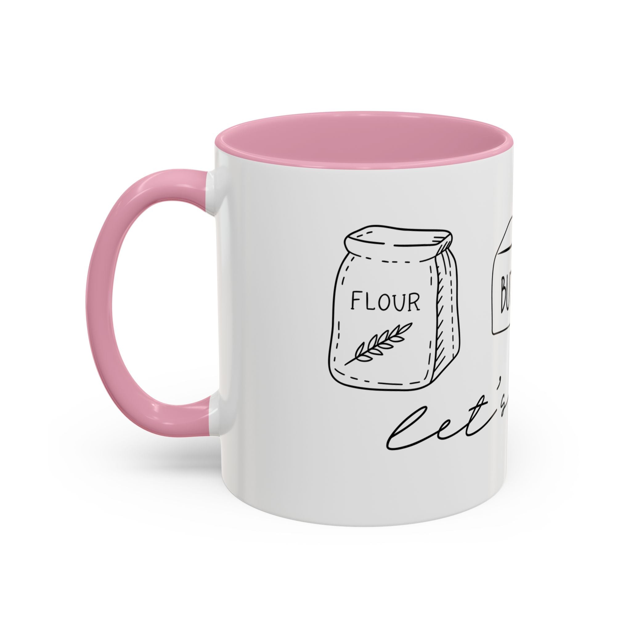 Baking Ingredients Illustration Mug | Ceramic Mug