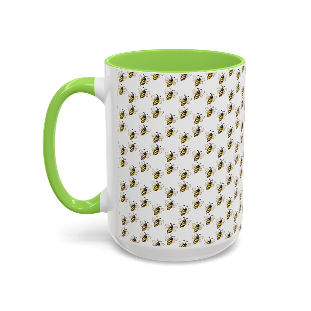 Honey Bee Pattern Mug | Ceramic Coffee Cup
