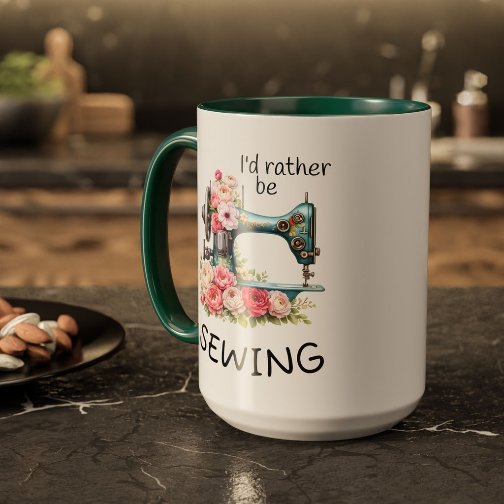 Colorful Camper Van Illustration Mug | Ceramic