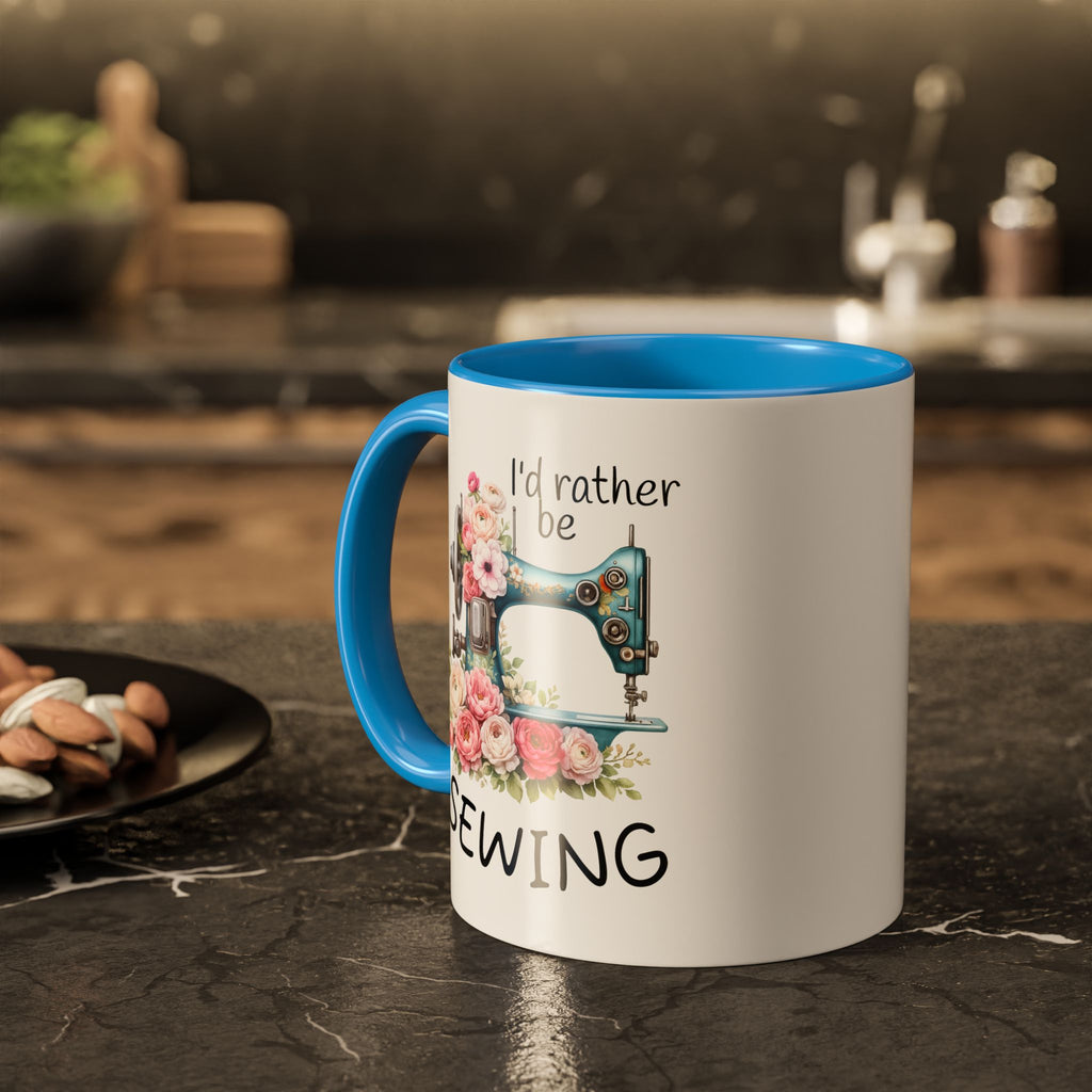Colorful Camper Van Illustration Mug | Ceramic