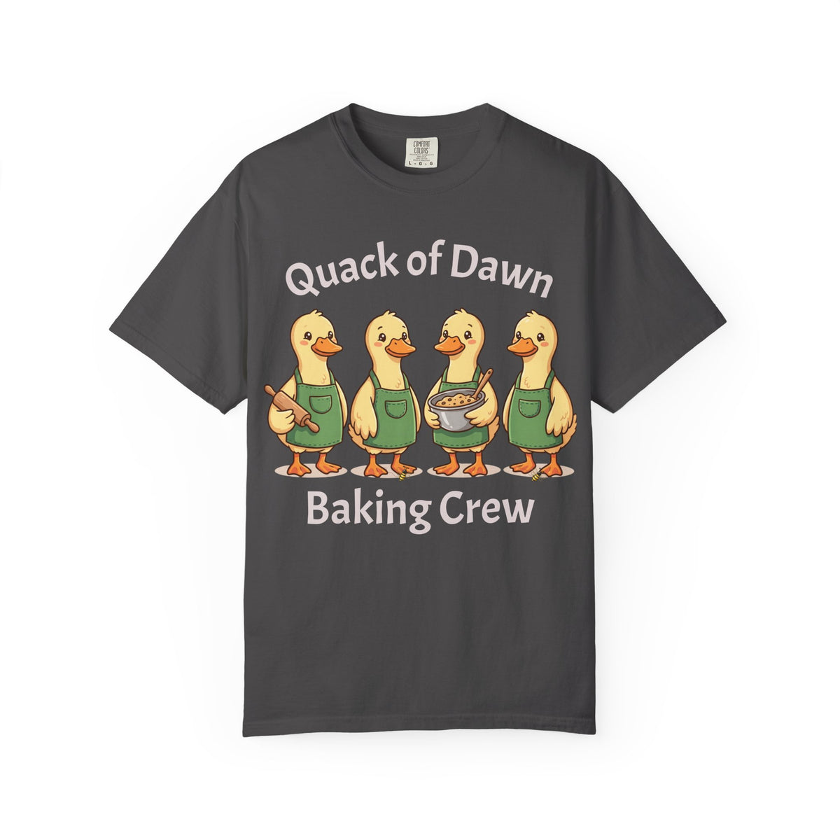 Quack of Dawn Baking Crew T-shirt | Duck Bakers Illustration