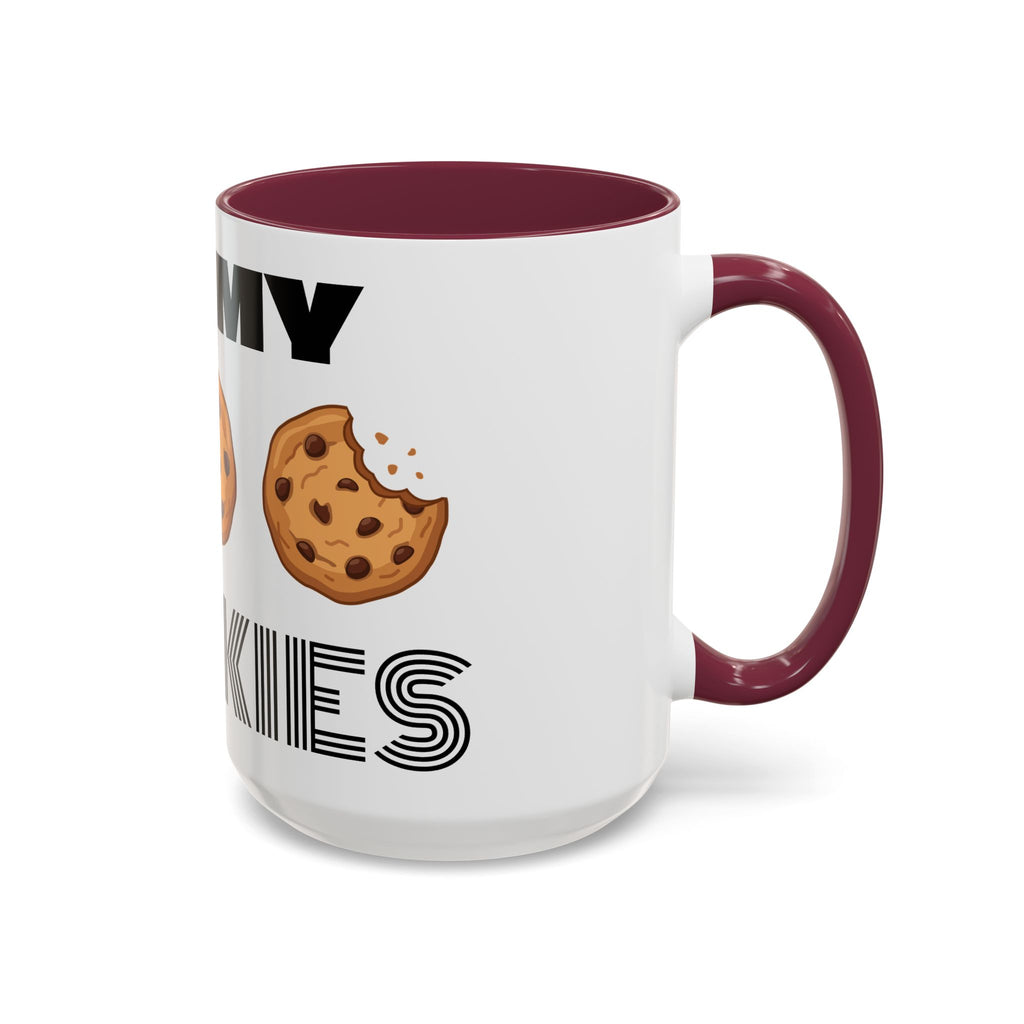 Eat My Cookies Mug | Chocolate Chip Cookie Illustration