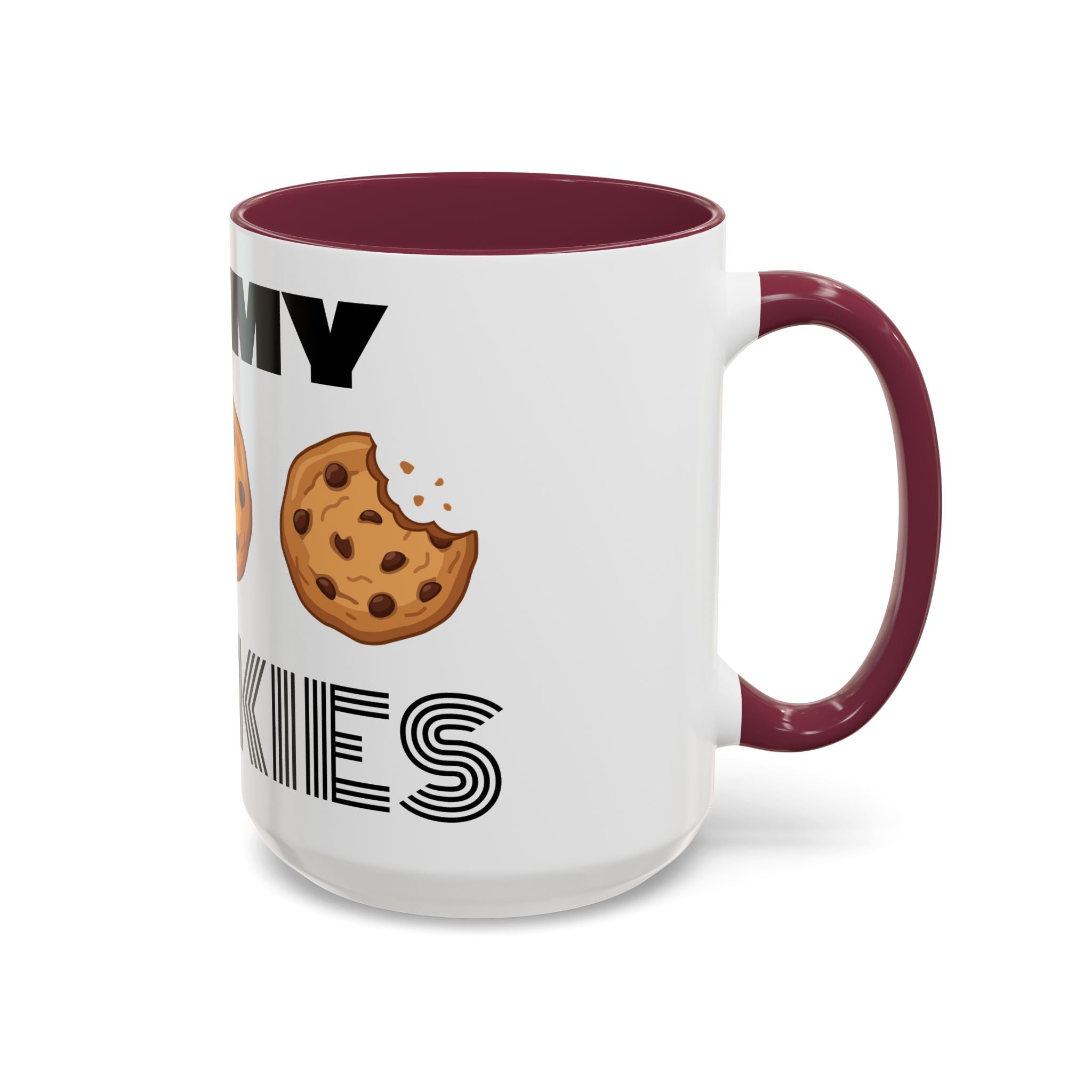 Eat My Cookies Mug | Chocolate Chip Cookie Illustration