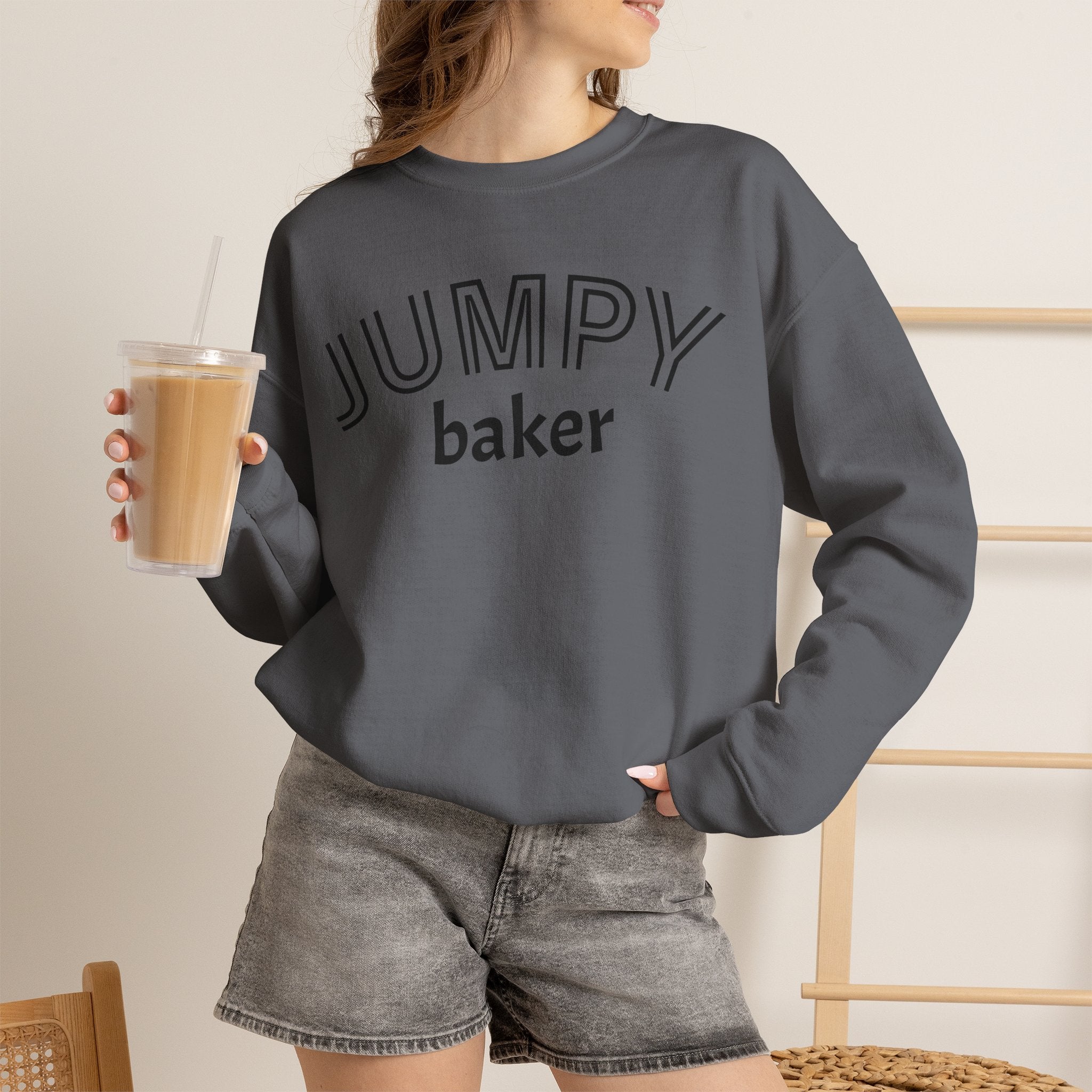 Jumpy Baker Sweatshirt | Hoppy to Bake For You