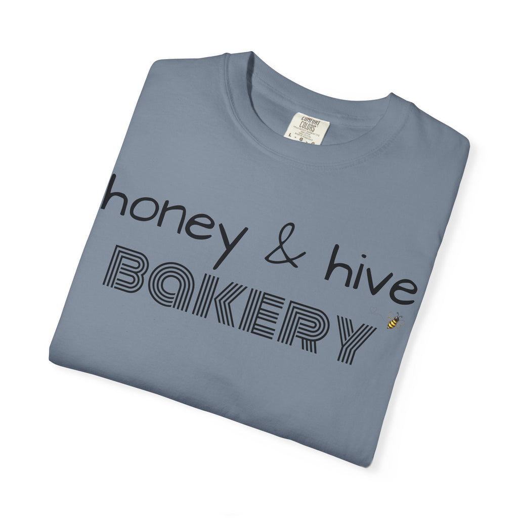 Honey & Hive Bakery T-shirt | Retro Script Logo