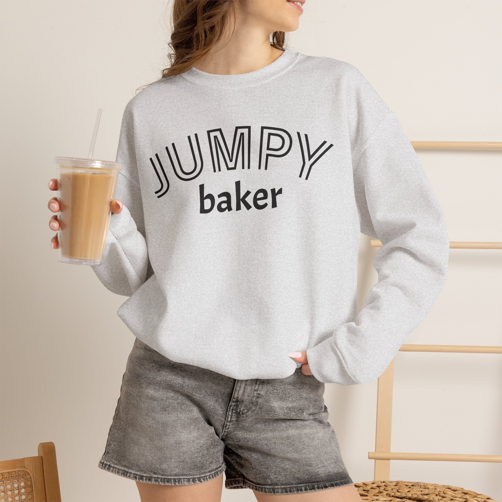 Jumpy Baker Sweatshirt | Hoppy to Bake For You