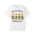 Quack of Dawn Baking Crew T-shirt | Duck Bakers Illustration