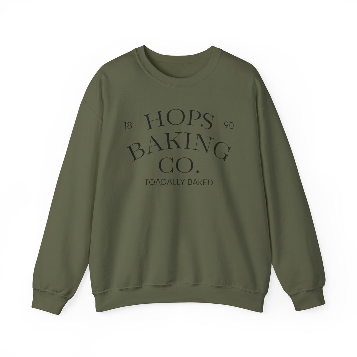 Hops Baking Co. Sweatshirt | Vintage Bakery Design