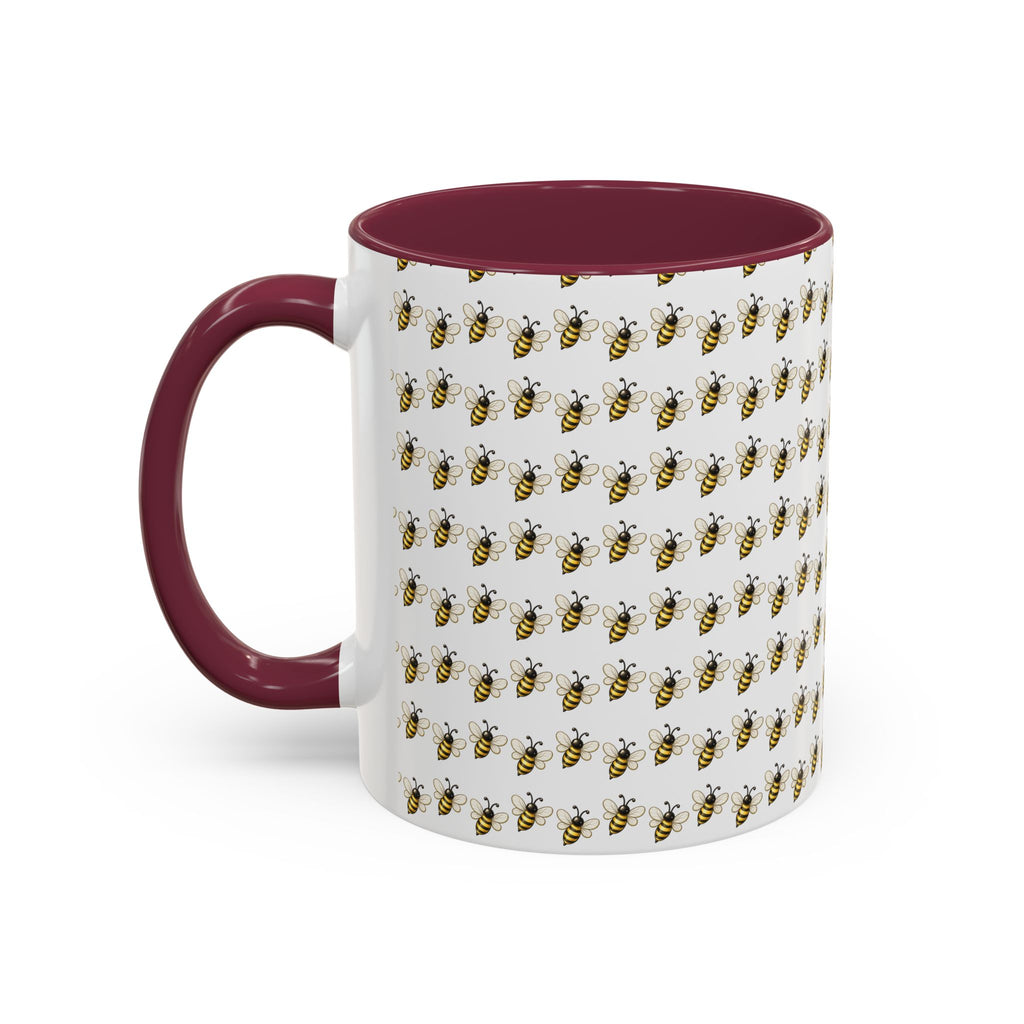 Honey Bee Pattern Mug | Ceramic Coffee Cup