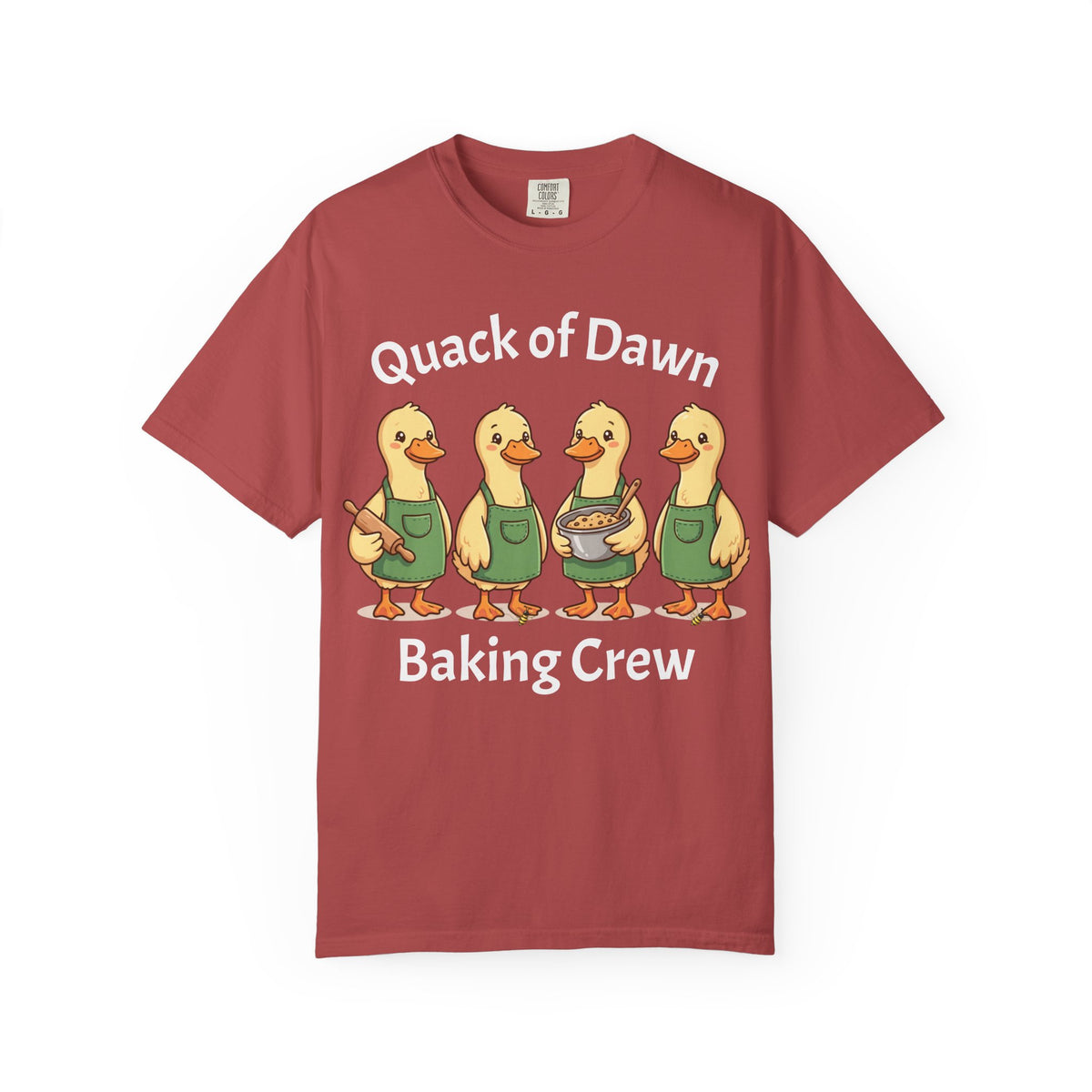 Quack of Dawn Baking Crew T-shirt | Duck Bakers Illustration