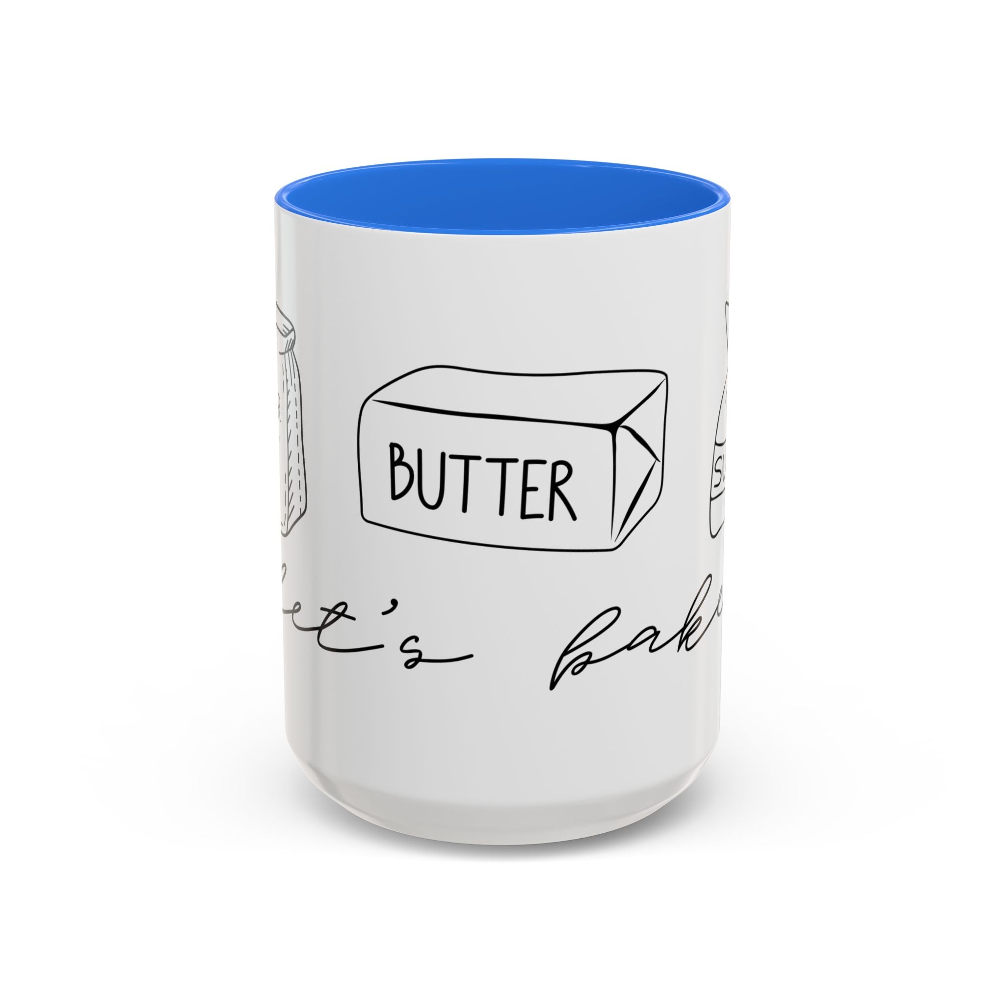 Baking Ingredients Illustration Mug | Ceramic Mug