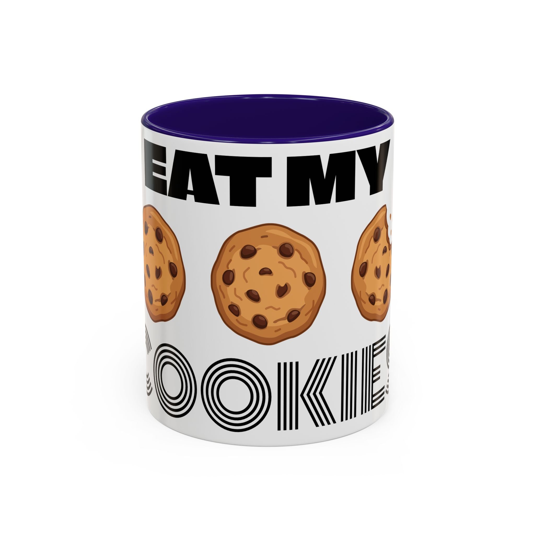 Eat My Cookies Mug | Chocolate Chip Cookie Illustration