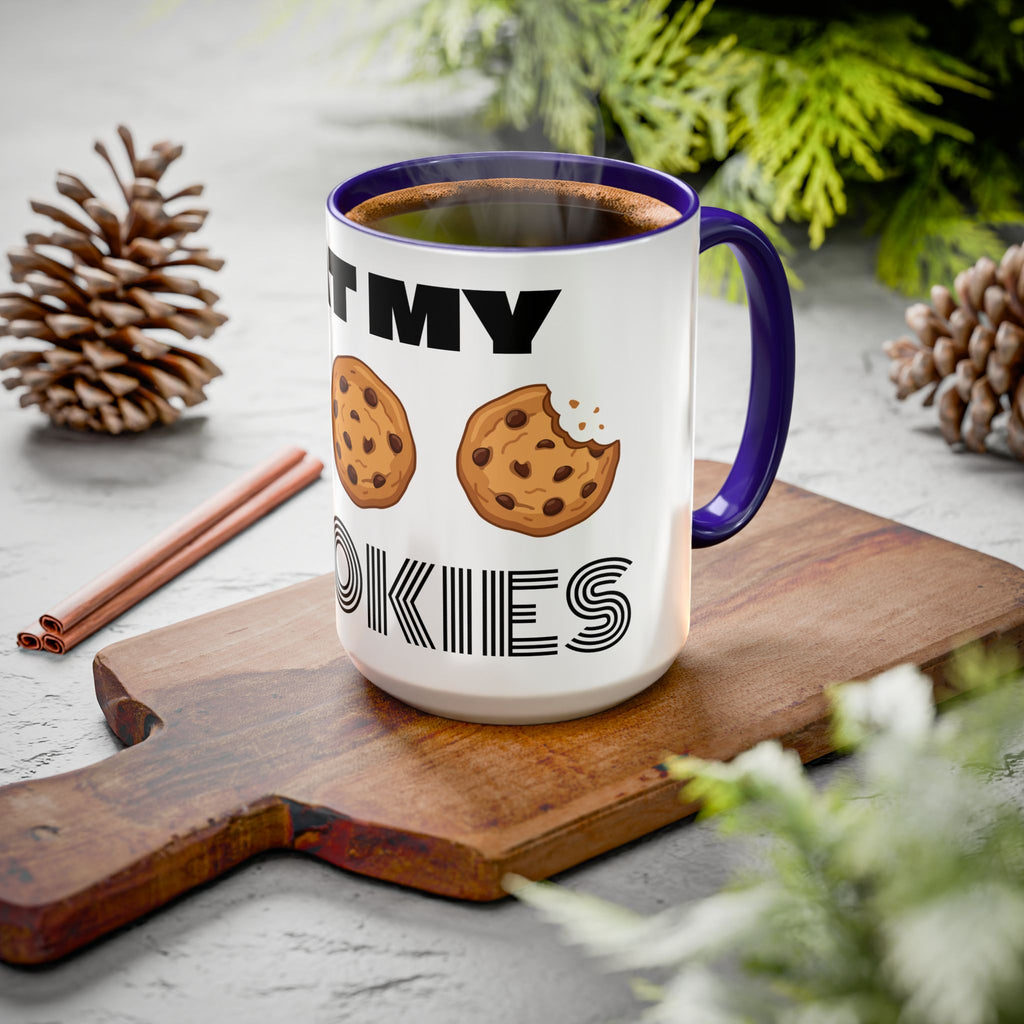 Eat My Cookies Mug | Chocolate Chip Cookie Illustration
