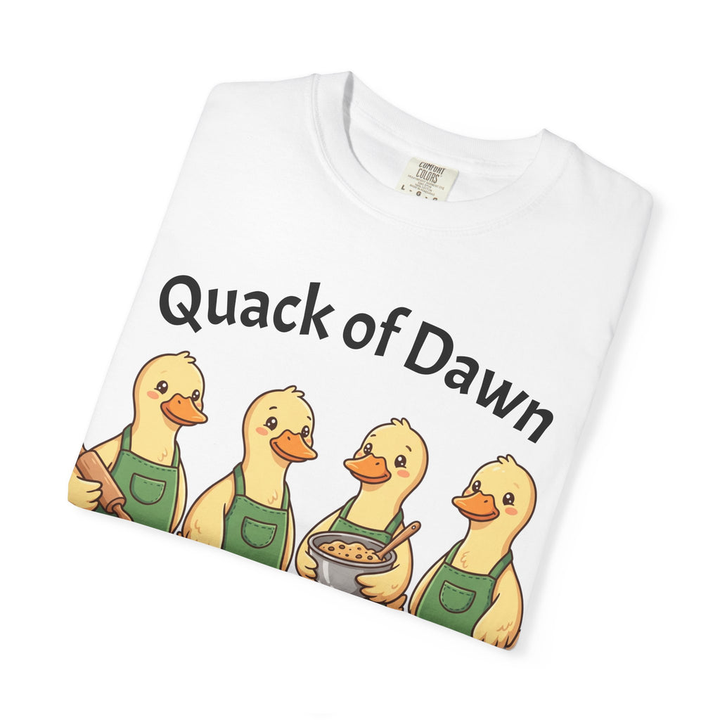 Quack of Dawn Baking Crew T-shirt | Duck Bakers Illustration