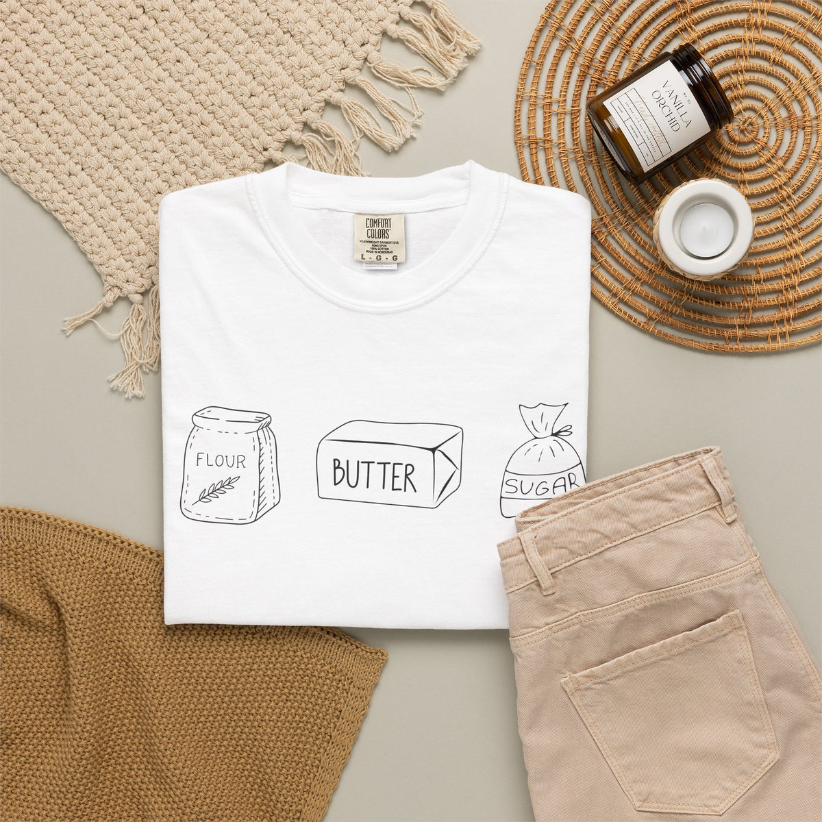 Doodles: Milk • Butter • Bread Illustrated T-Shirt