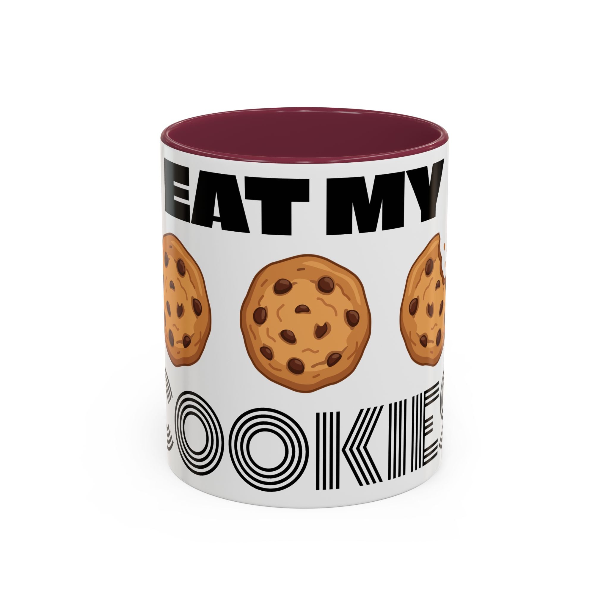 Eat My Cookies Mug | Chocolate Chip Cookie Illustration