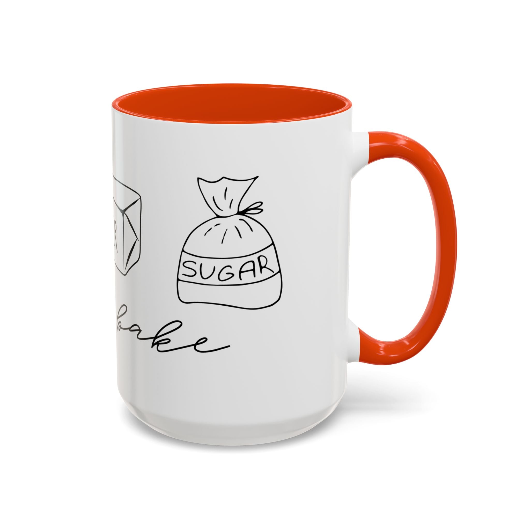 Baking Ingredients Illustration Mug | Ceramic Mug
