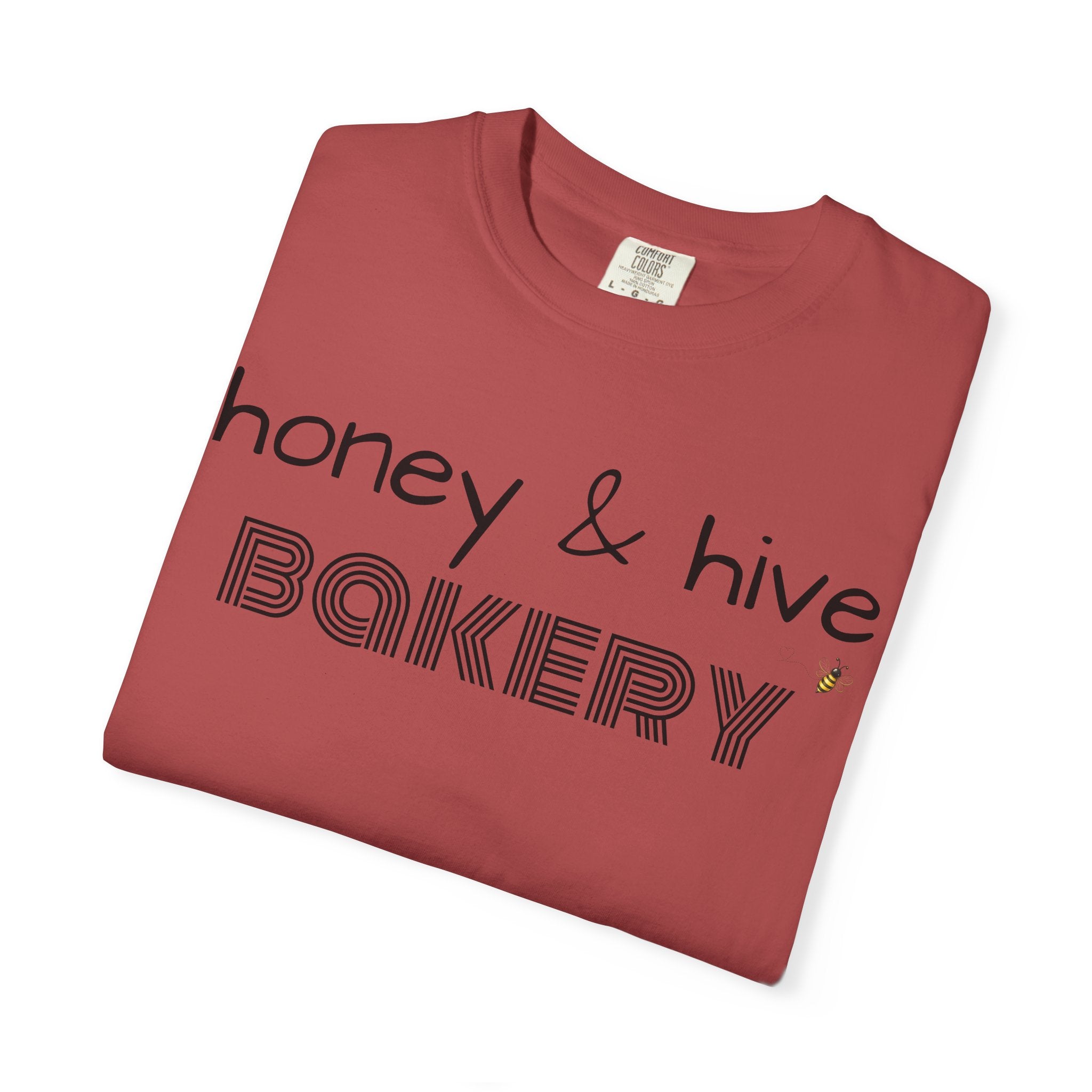Honey & Hive Bakery T-shirt | Retro Script Logo