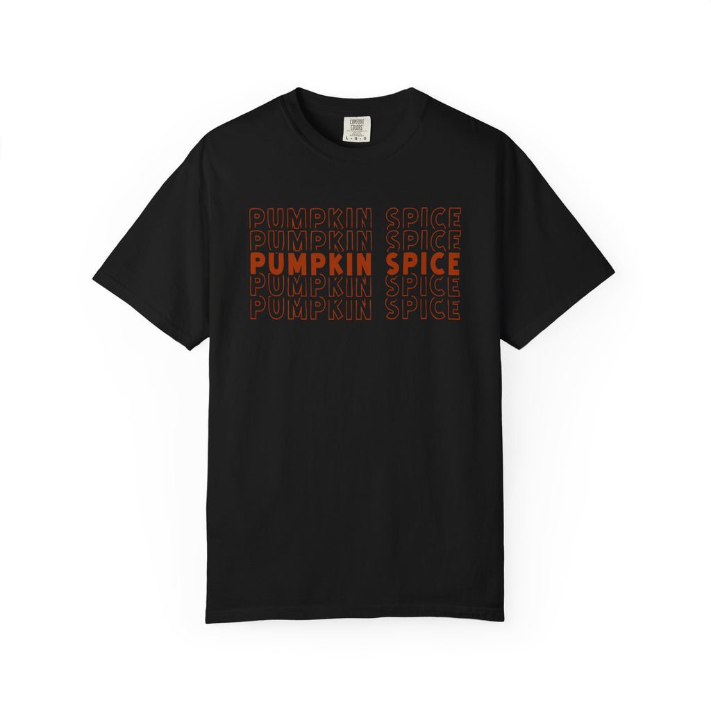 Pumpkin Spice Repeat T-Shirt — Fall Seasonal Graphic Tee