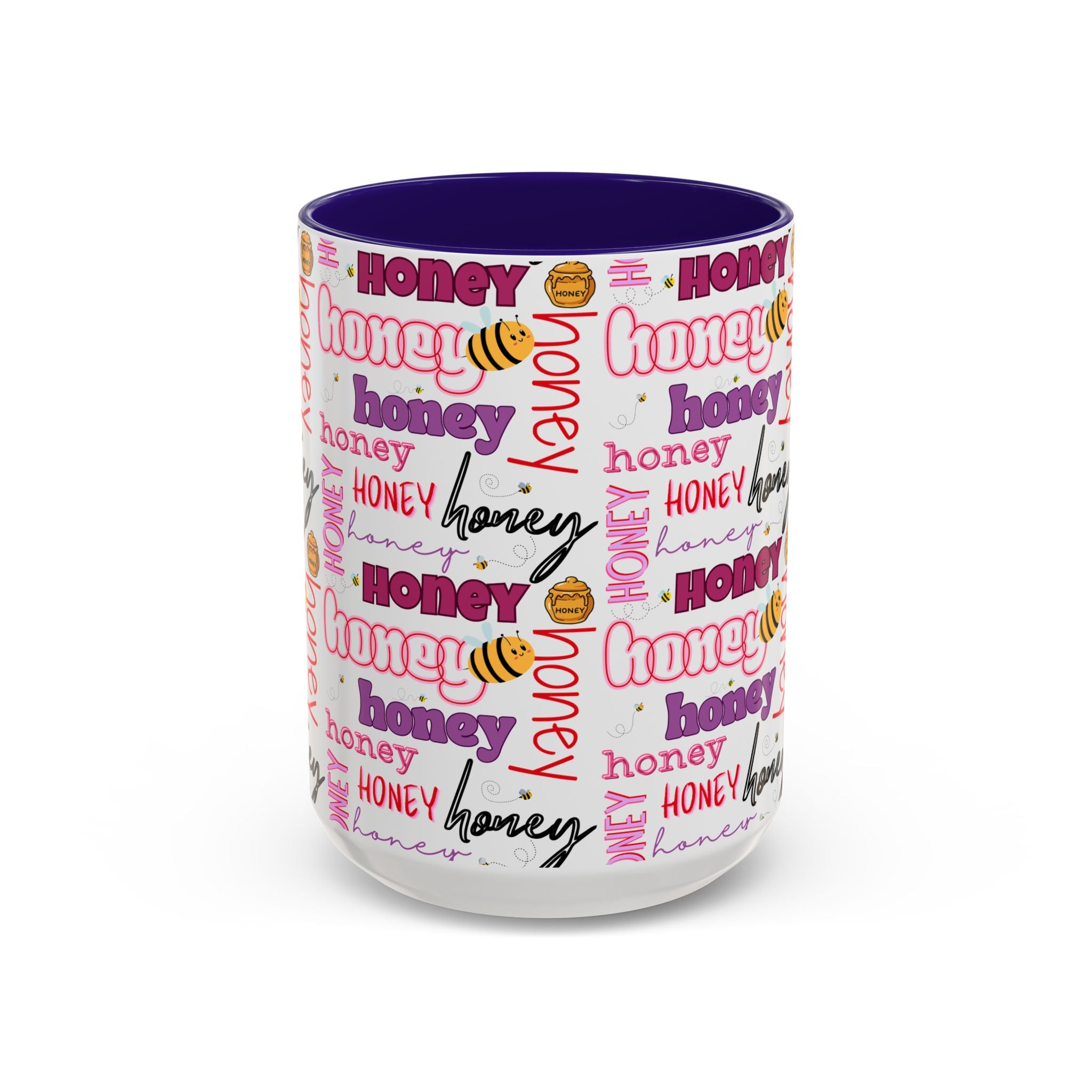 Honey Script Pattern Mug | Colorful Ceramic Mug