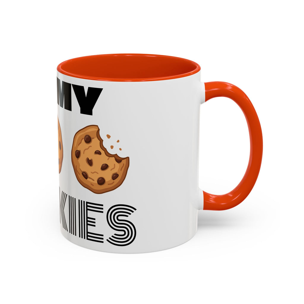 Eat My Cookies Mug | Chocolate Chip Cookie Illustration