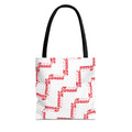 Retro Script 'Pull My Thread" Tote Bag — All-Over Print Fashion Tote