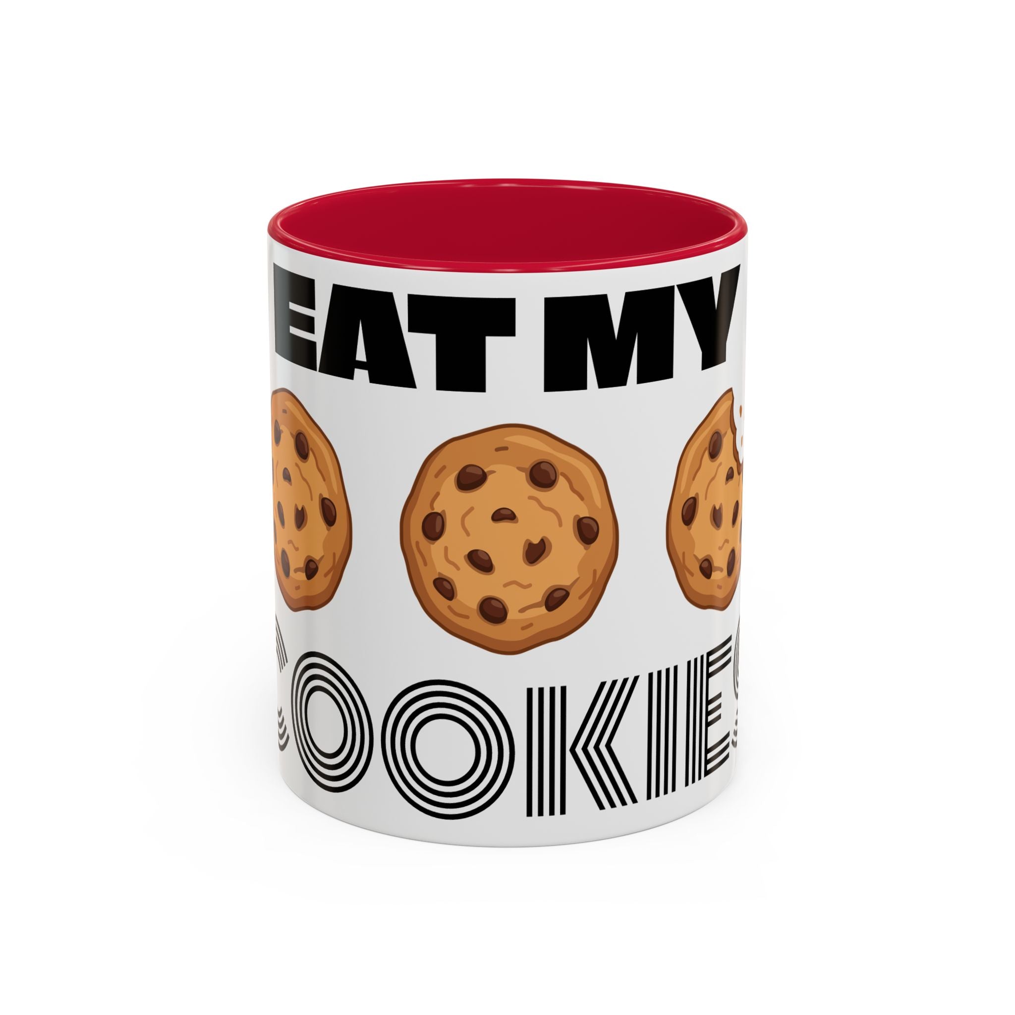 Eat My Cookies Mug | Chocolate Chip Cookie Illustration