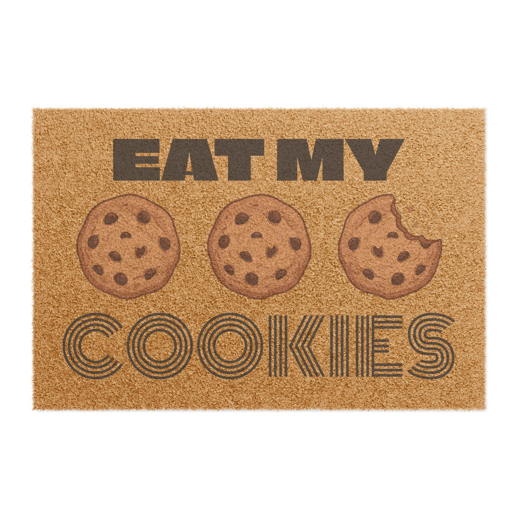 Eat My Cookies Doormat | Funny Cookie Welcome Mat