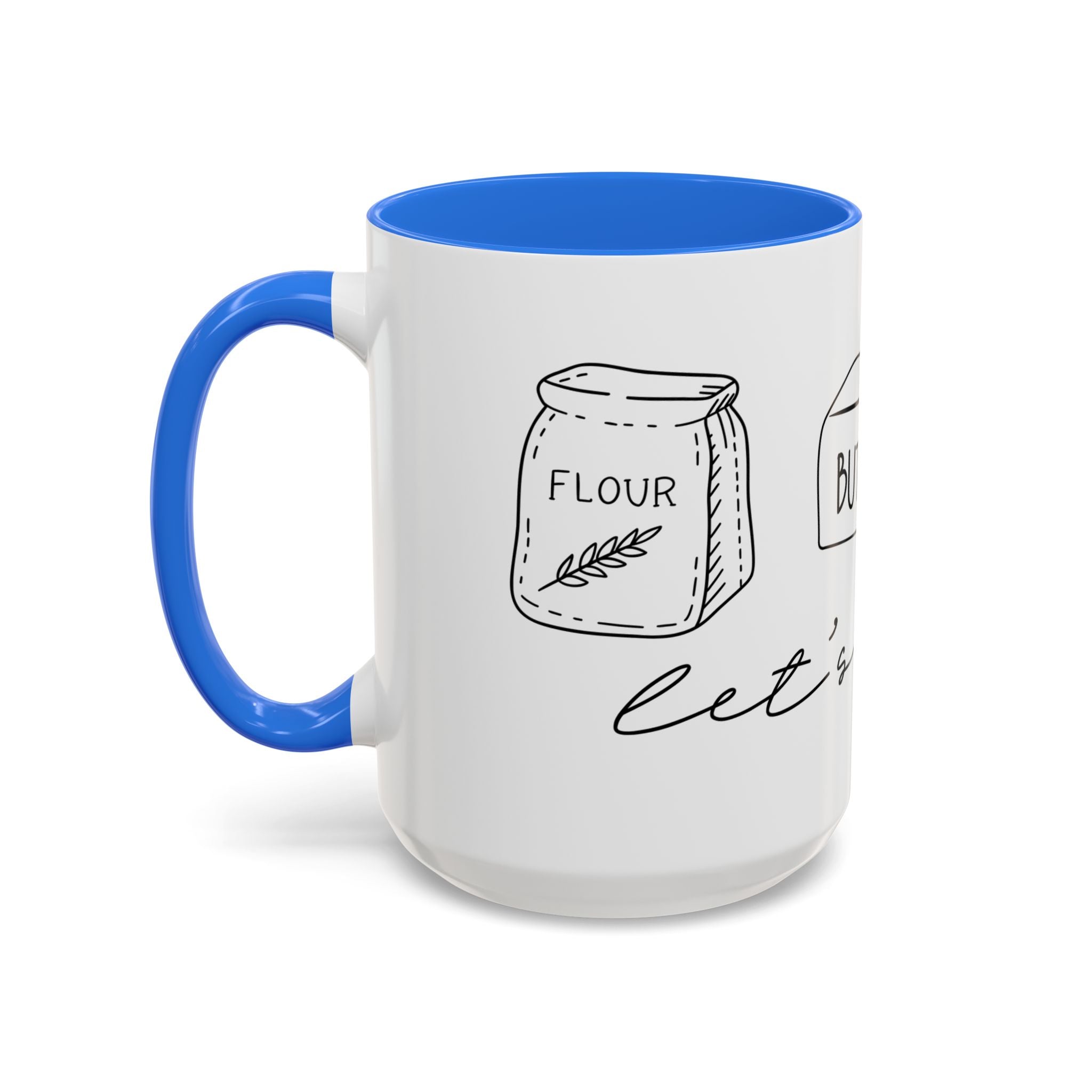 Baking Ingredients Illustration Mug | Ceramic Mug