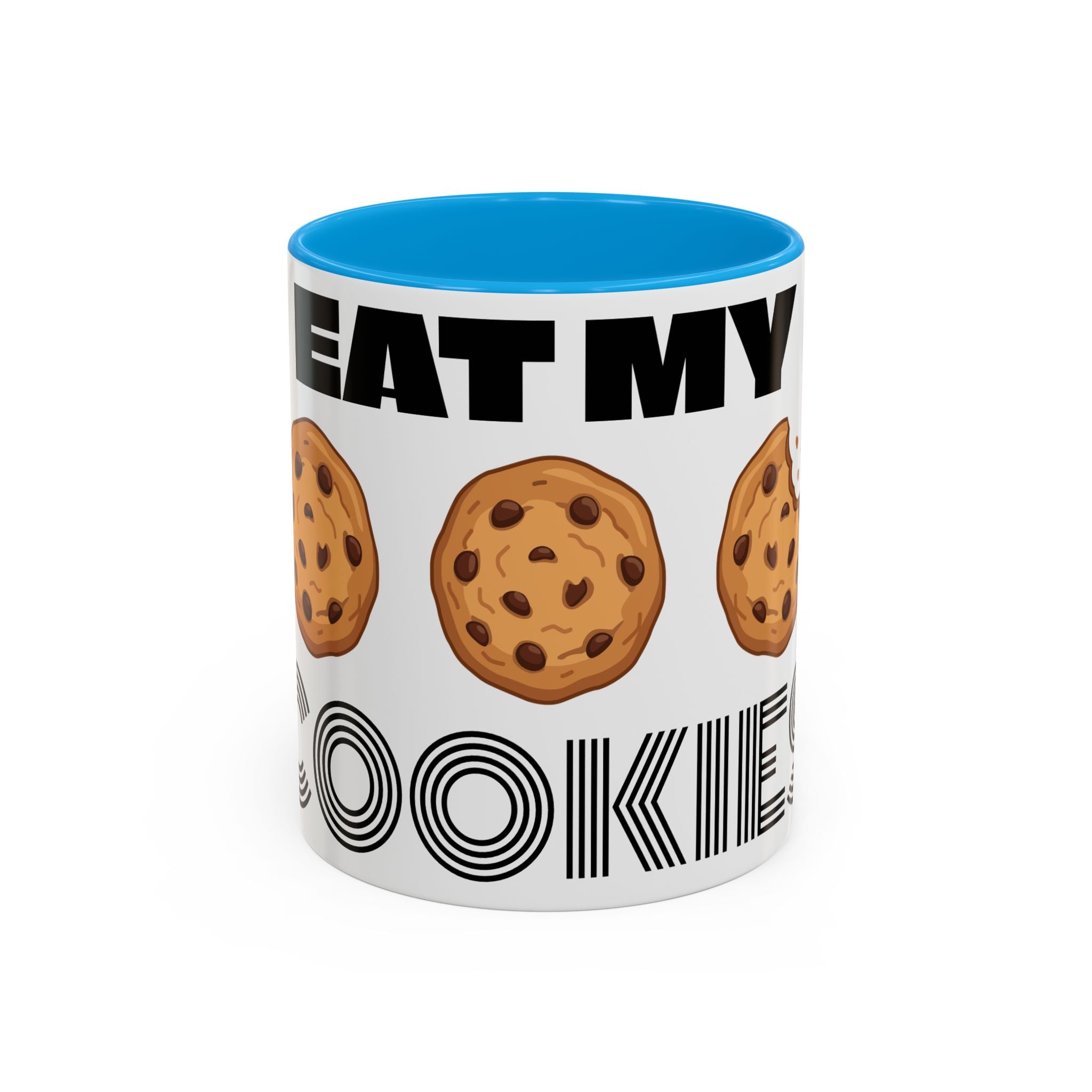 Eat My Cookies Mug | Chocolate Chip Cookie Illustration