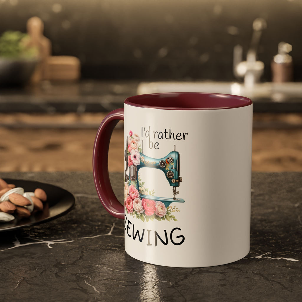 Colorful Camper Van Illustration Mug | Ceramic