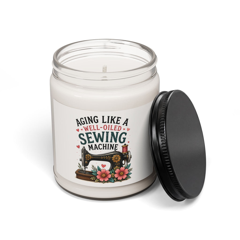 Aging Like a Well-Oiled Sewing Machine Candle | Scented Soy 9oz
