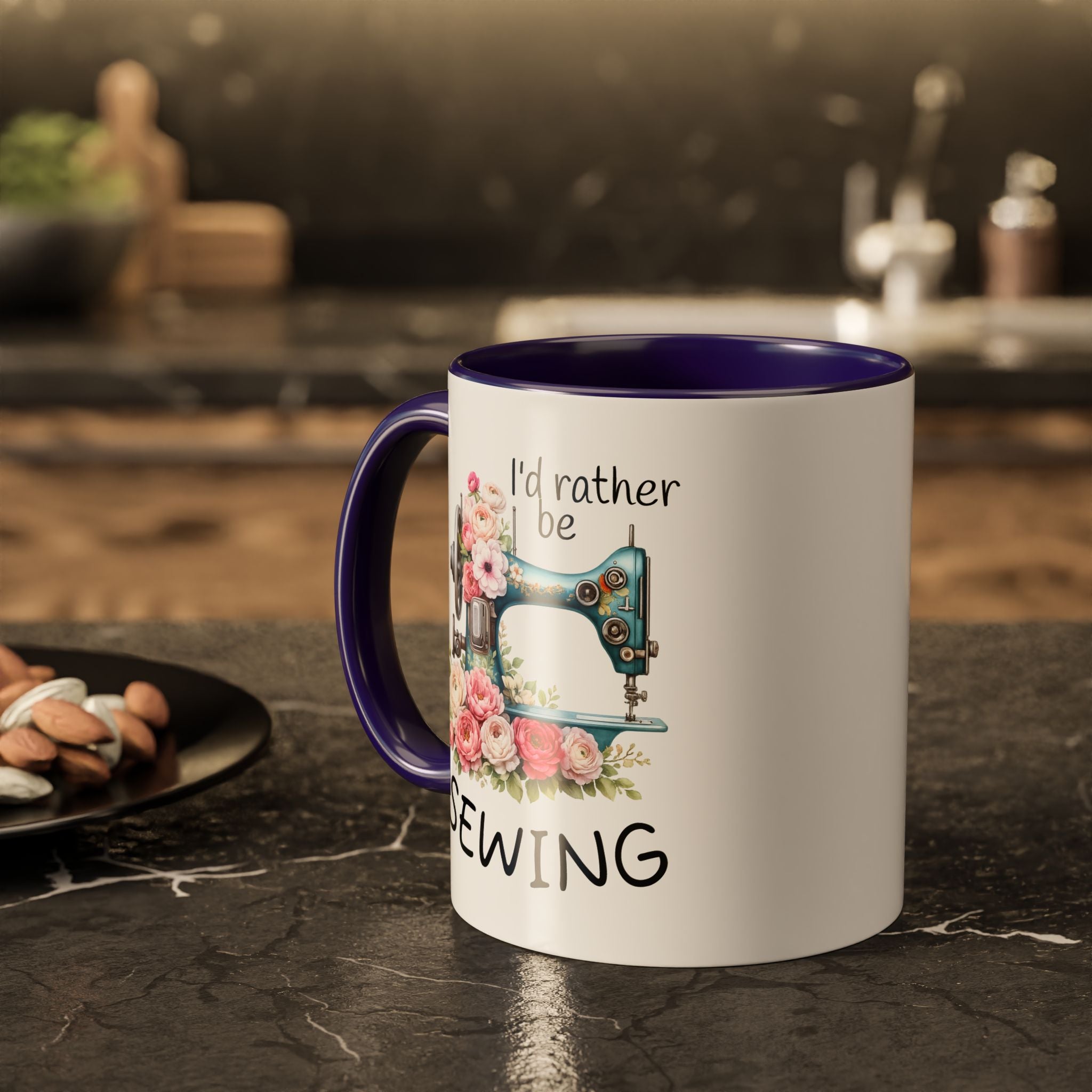 Colorful Camper Van Illustration Mug | Ceramic