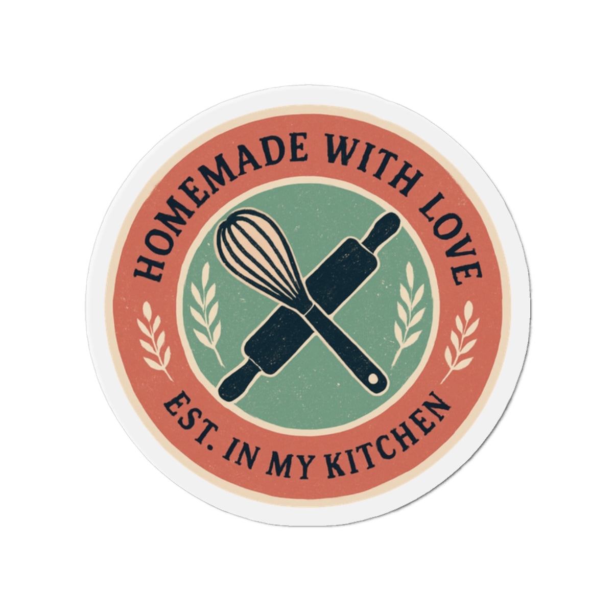 Homemade With Love | Die-Cut Magnet