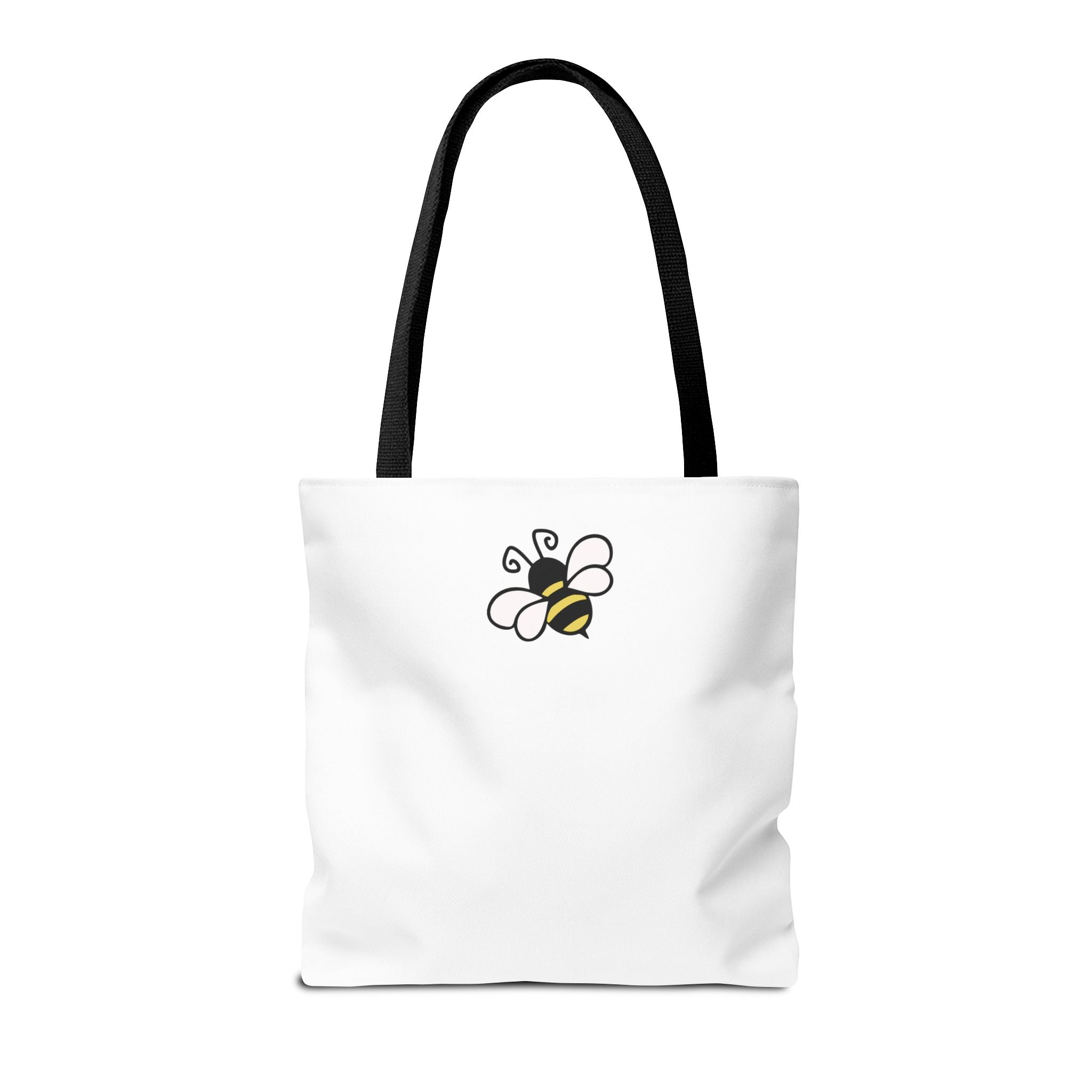 Sew Bee-utiful Tote Bag White | bee sewing craft motif