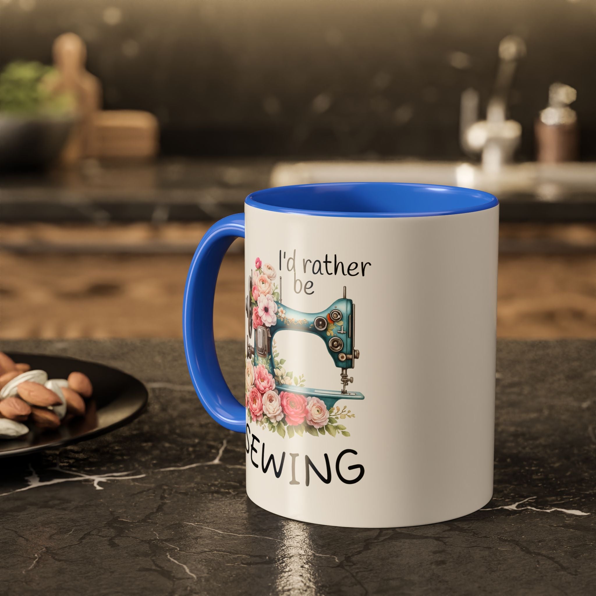 Colorful Camper Van Illustration Mug | Ceramic
