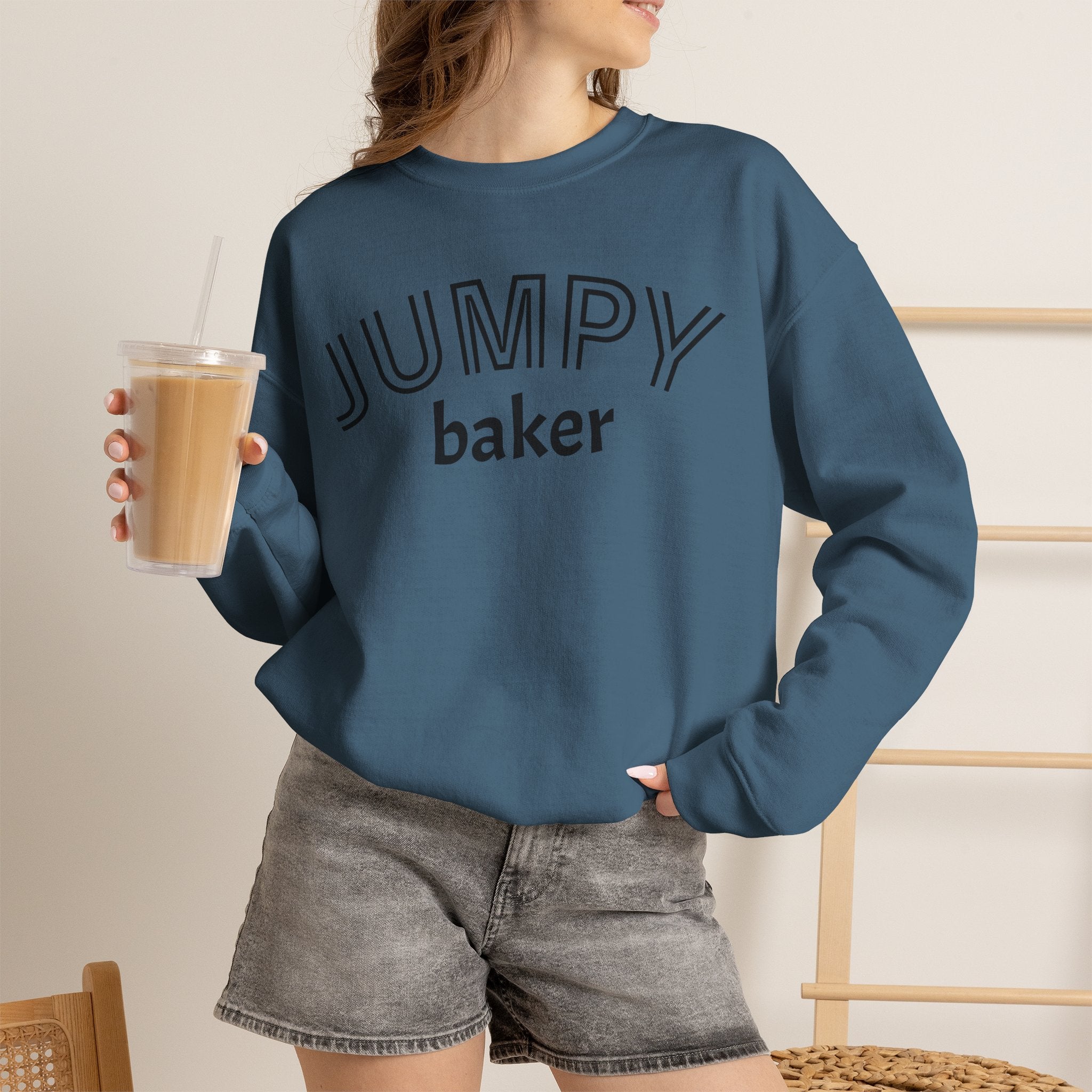 Jumpy Baker Sweatshirt | Hoppy to Bake For You