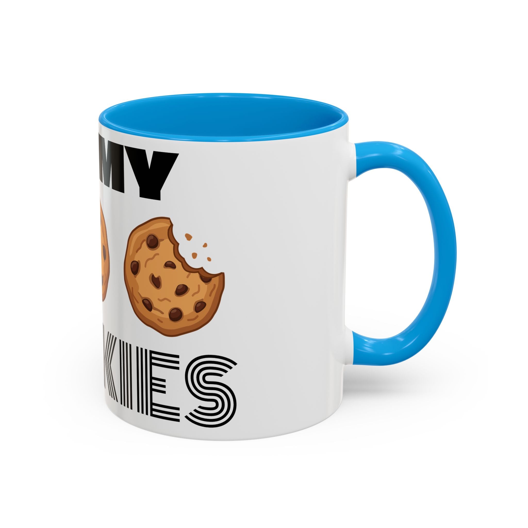 Eat My Cookies Mug | Chocolate Chip Cookie Illustration