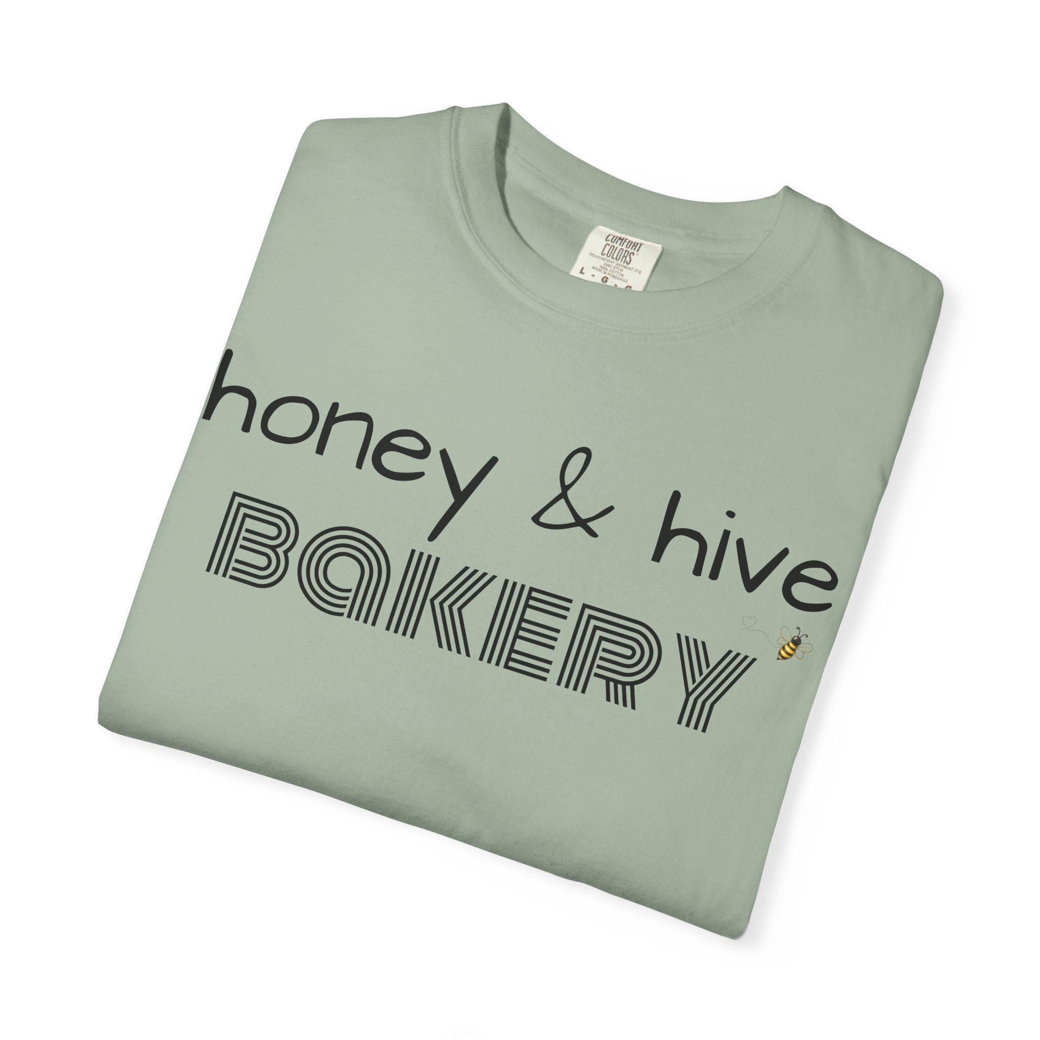 Honey & Hive Bakery T-shirt | Retro Script Logo