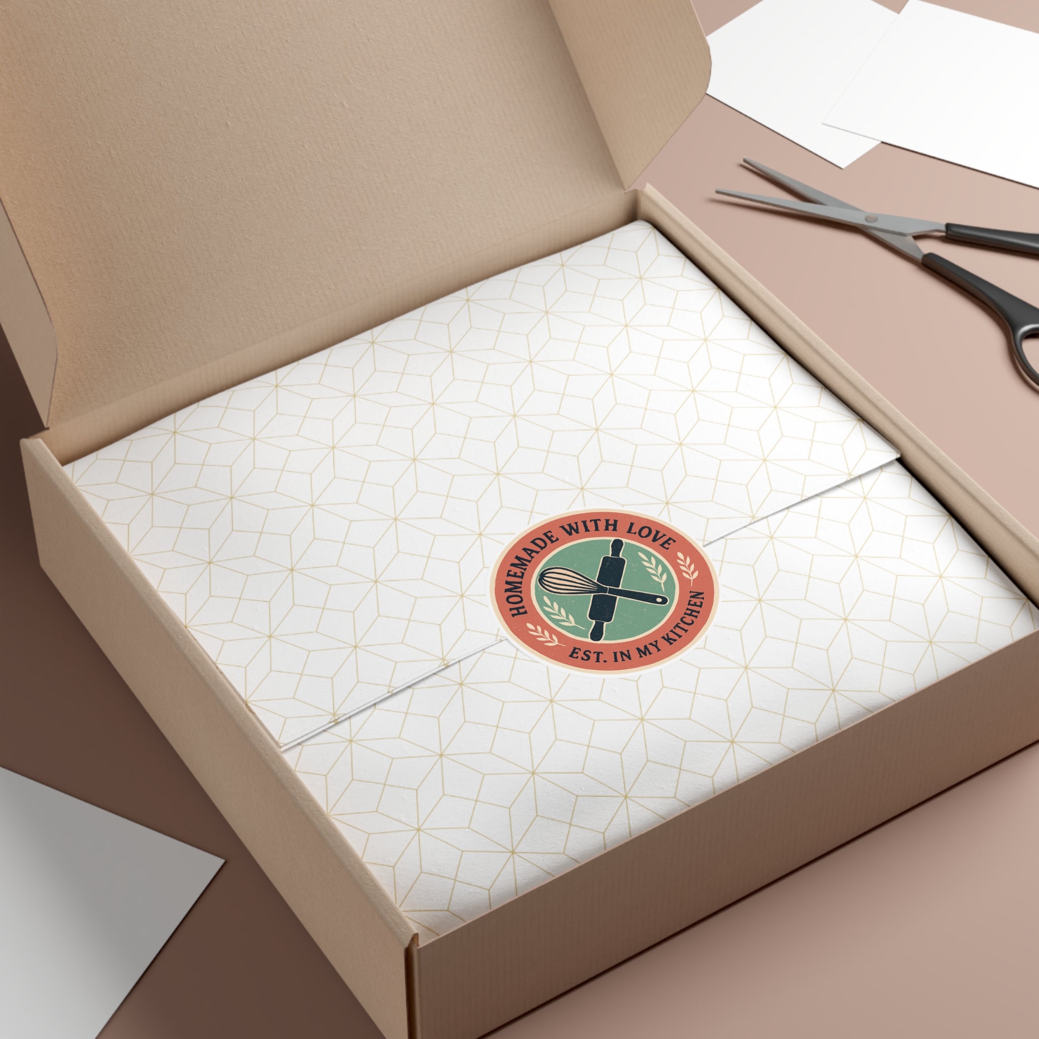Homemade With Love | Sticker, retro badge