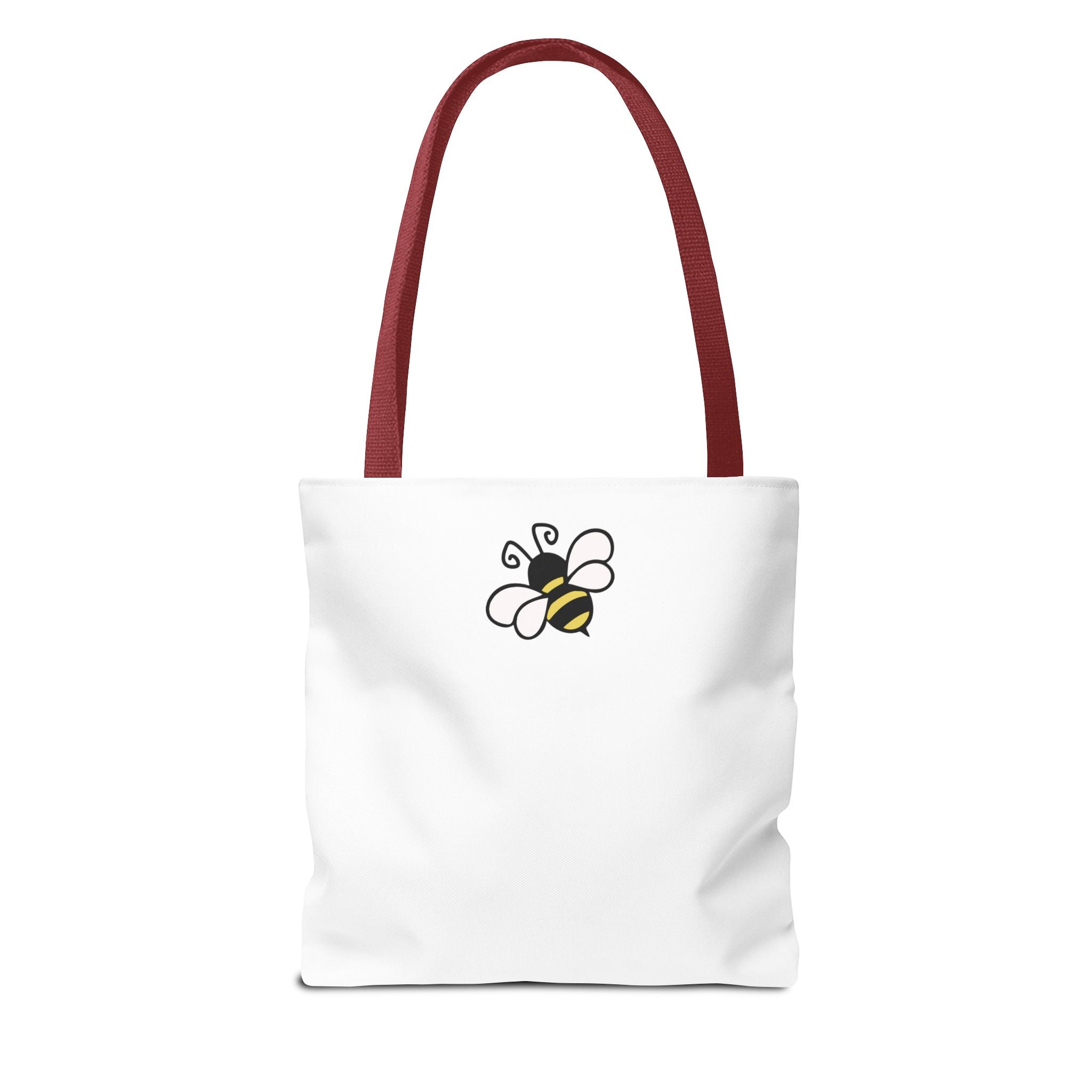 Sew Bee-utiful Tote Bag White | bee sewing craft motif