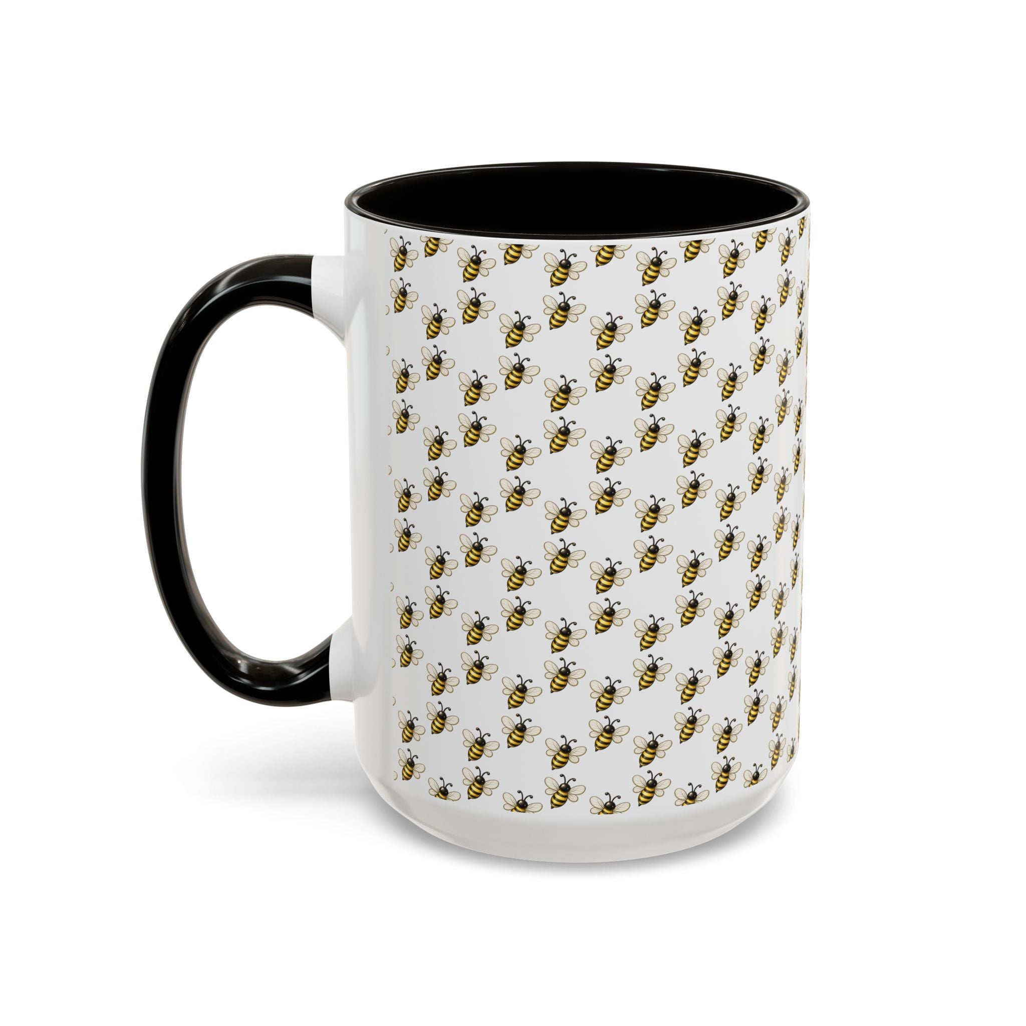 Honey Bee Pattern Mug | Ceramic Coffee Cup