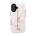 sew • stitch • quilt Love | Tough Magnetic iPhone Case