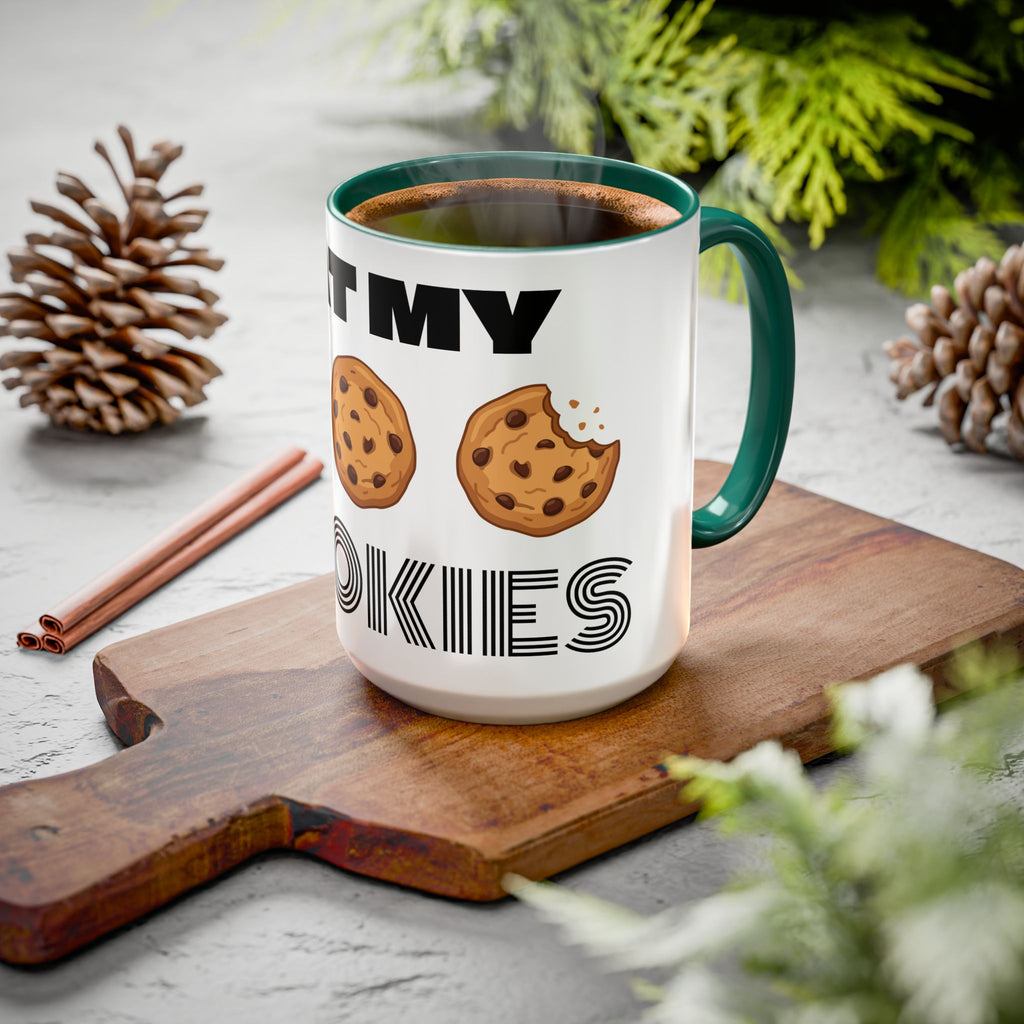 Eat My Cookies Mug | Chocolate Chip Cookie Illustration